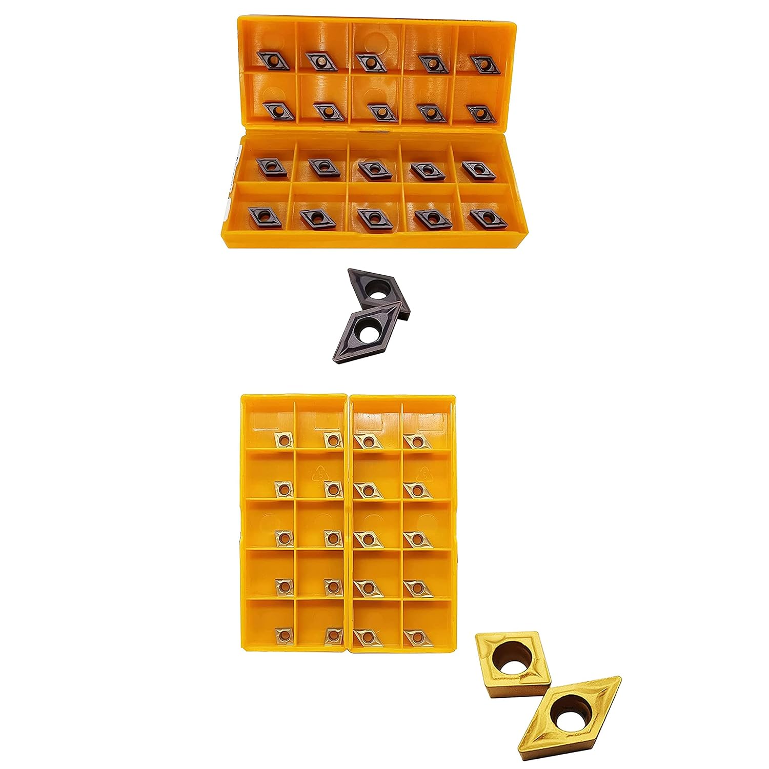 20pcs DCMT070204 +10pcs each CCMT060204 DCMT070204 indexable carbide turning insert