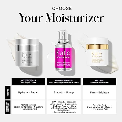Miniatura 9 de Kate Somerville KateCeuticals Total Repair Cream - Crema hidratante antienvejecimiento avanzada, reduce visiblemente las arrugas y las líneas finas,