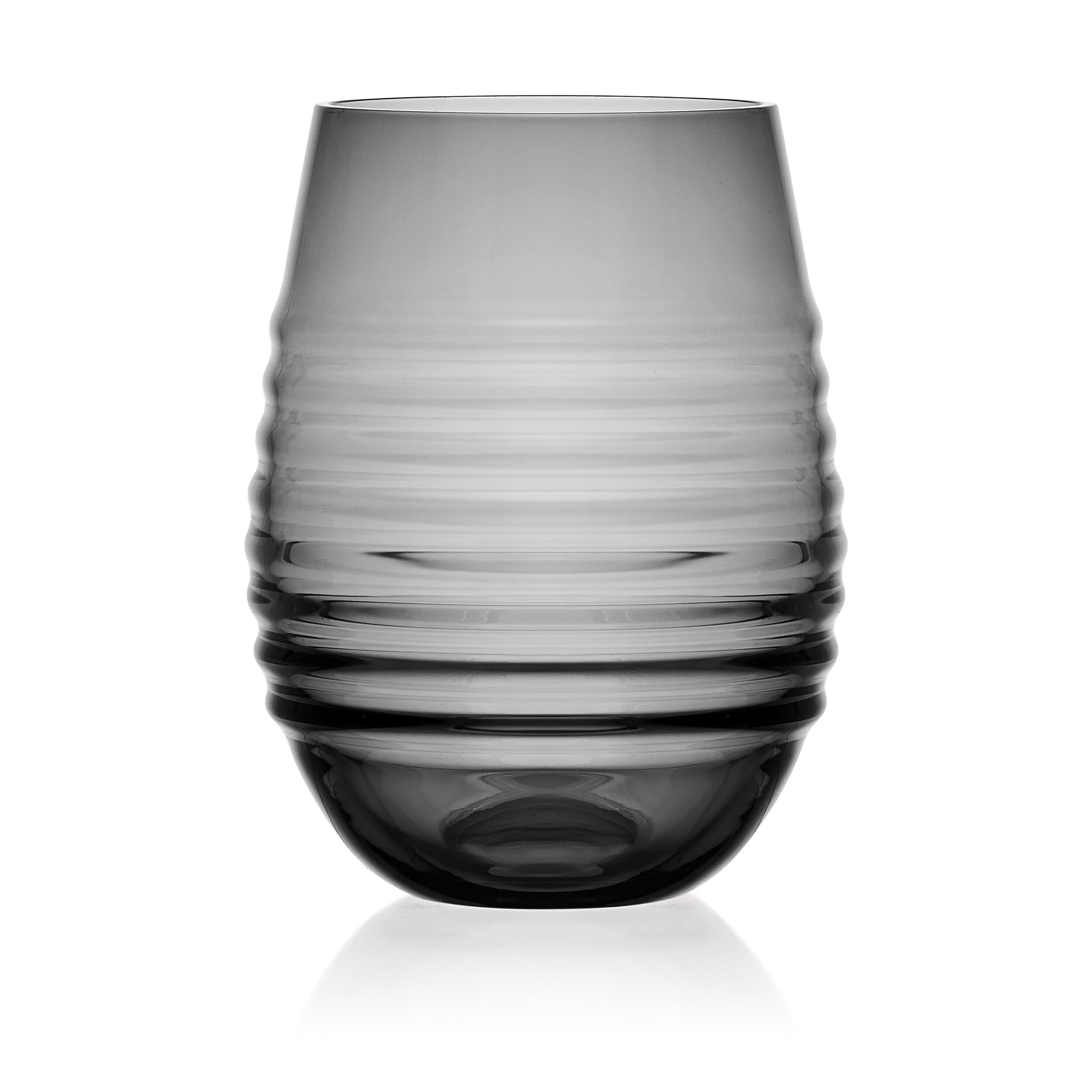 MIKASA Ciara Smoke - Juego de 4 vasos de vino sin tallo, 18 onzas