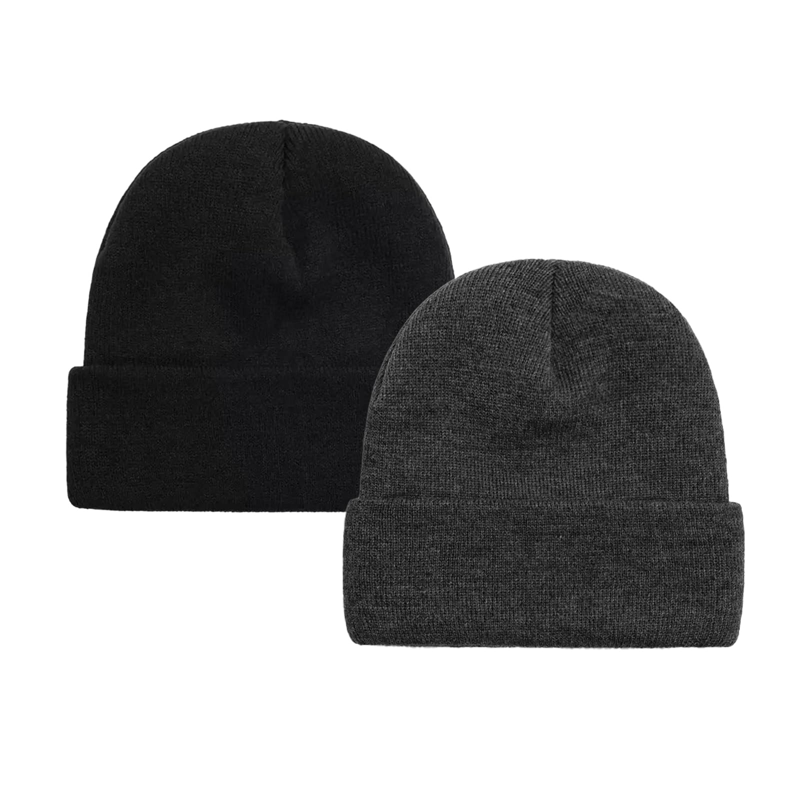 KaneLoo 2 PCS Unisex Beanie Hats