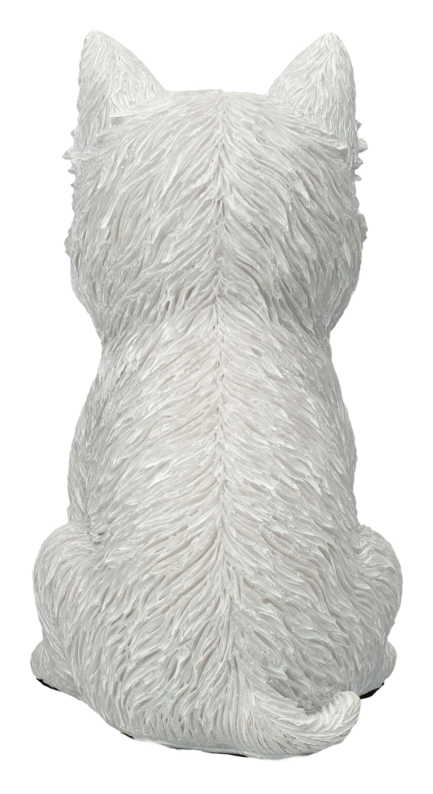 Westie - Statuetta decorativa "West Highland White Terrier Statua del Cane, figura di animale, altezza 15 cm