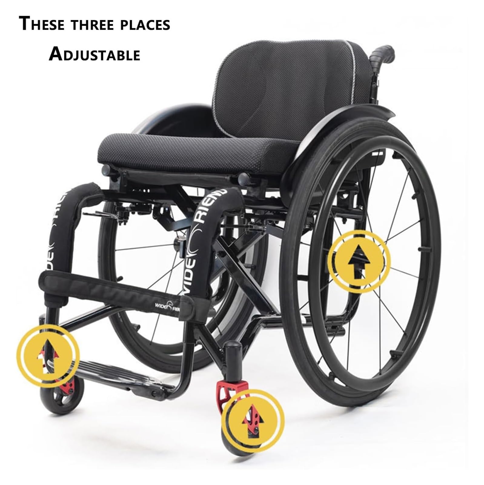 Amazon.co.jp: 軽量大人用車椅子、アルミ合金製車椅子、スポーツ 