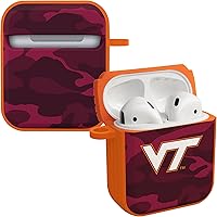 Vista 1 de AFFINITY BANDS Virginia Tech Hokies Camo HDX - Funda compatible con Apple AirPods Generaciones 1 y 2