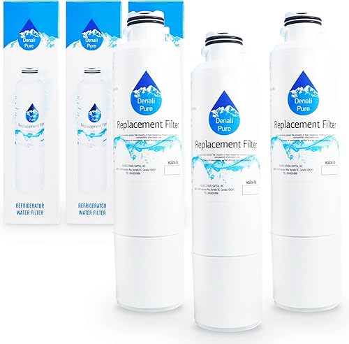 Paquete de 3 filtros de agua de repuesto para refrigerador Samsung RF261BEAEBC/AA-0001, compatible con Samsung DA29-00020B, DA29-00020A, cartucho de