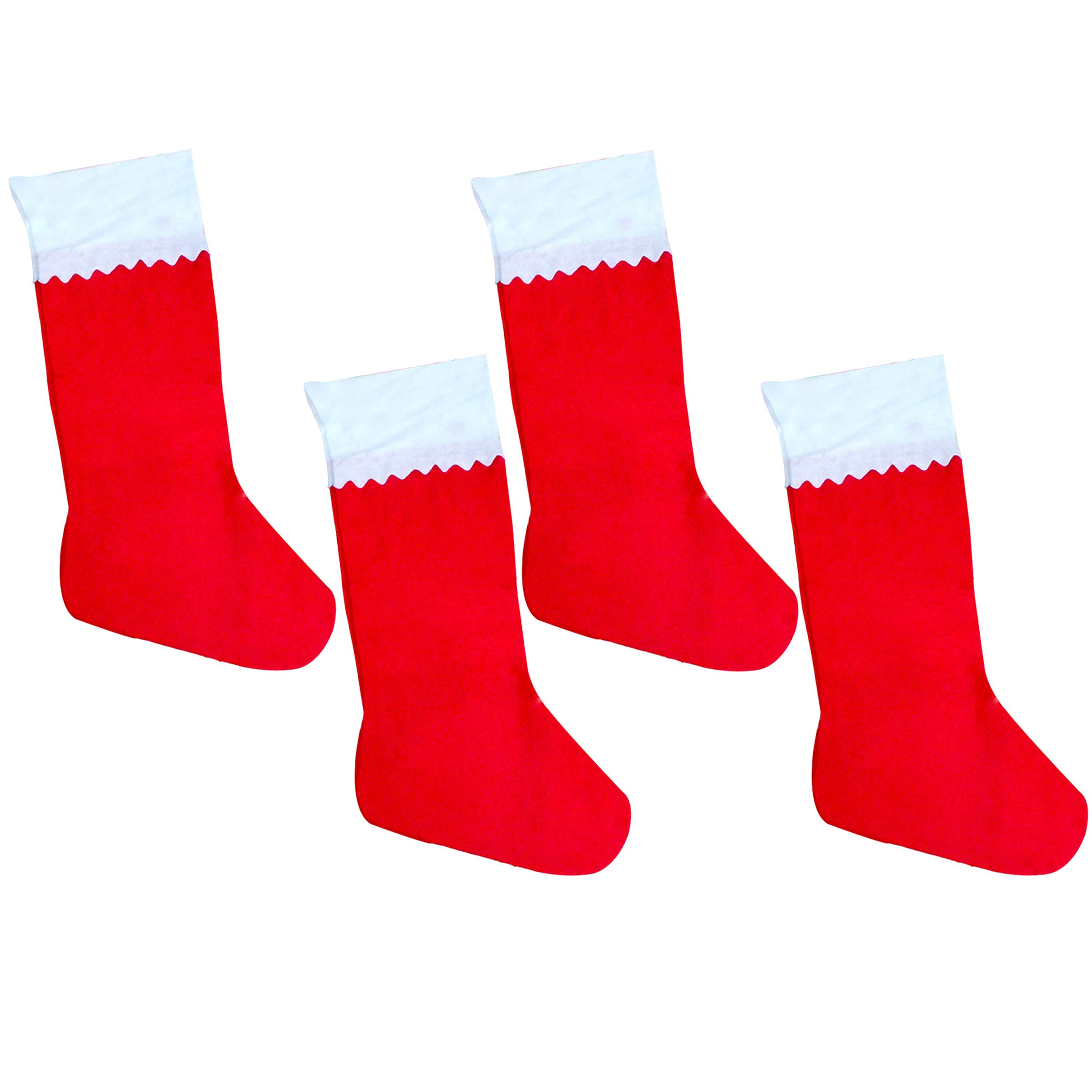 Robelli Red Huge Jumbo Large 90Cm Christmas Felt Stocking (4)