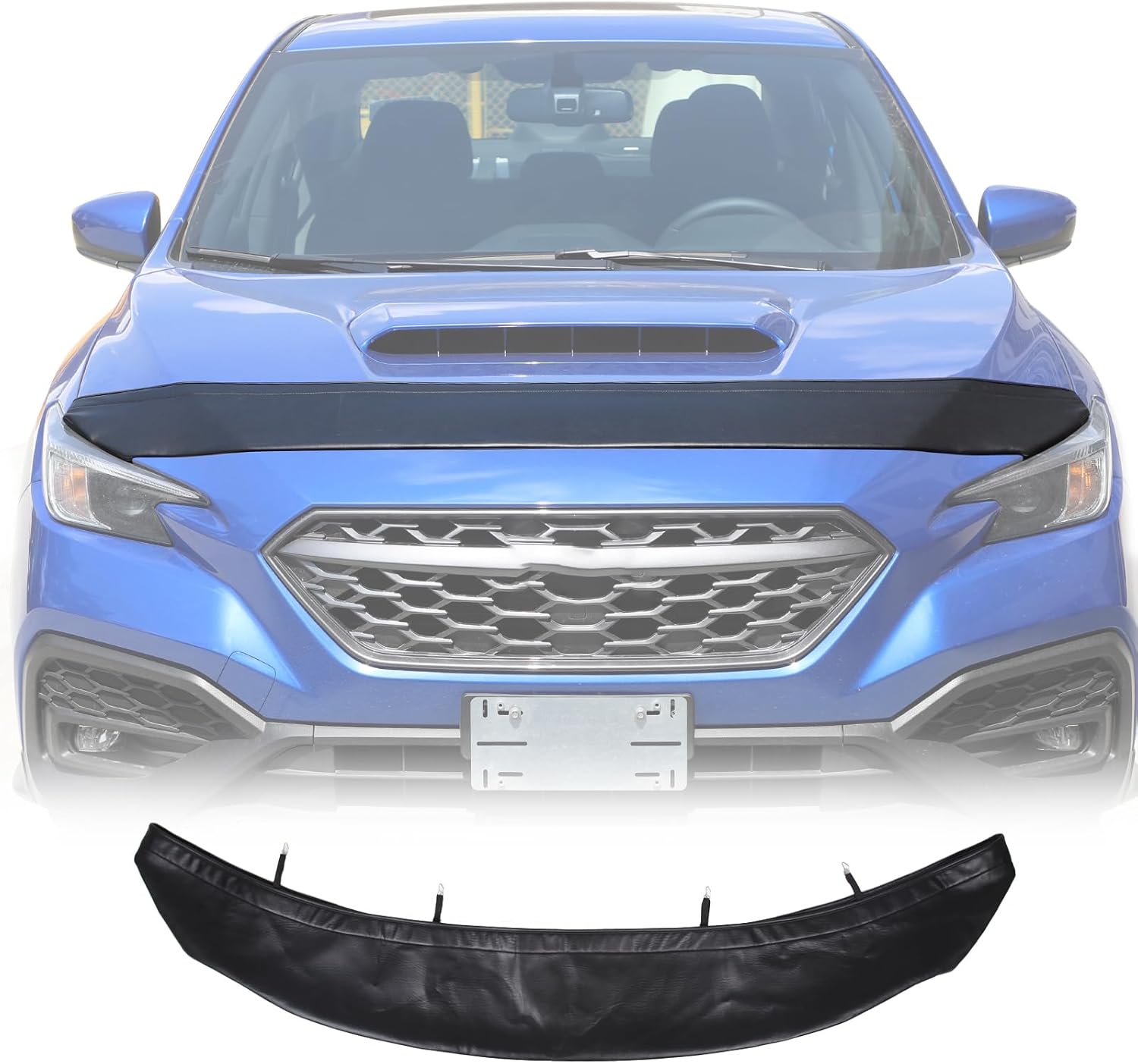 Daeiclru Hood Bra Protector Car Hood Compatible with Subaru WRX 2022 2023, Black Front Cover Mask