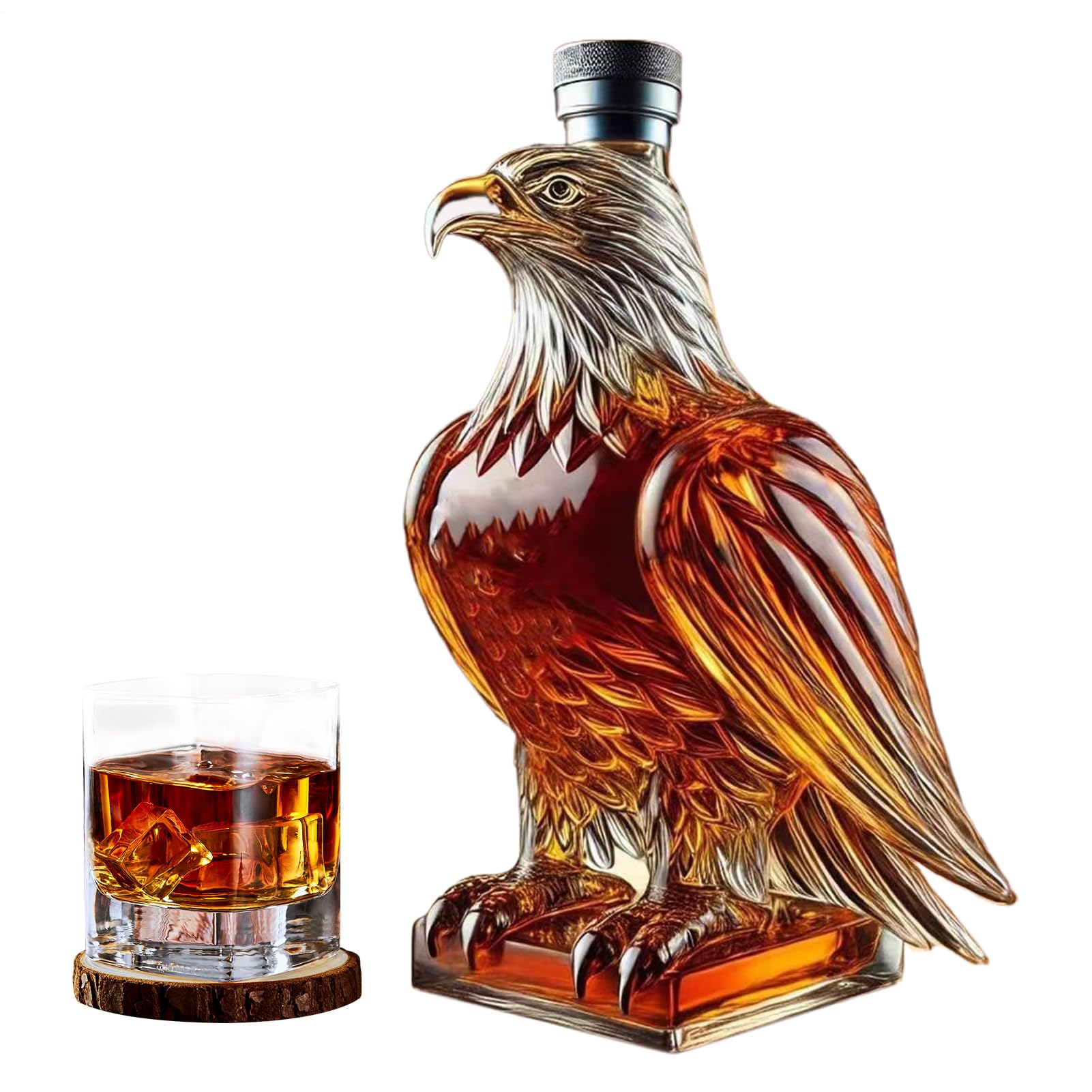 Decantador De Whisky, Botella En Forma De Águila, Contenedor De Licor Para Coleccionistas Hombres Degustación De Vino Tinto Cerveza Eventos Día Del Padre Apasionados
