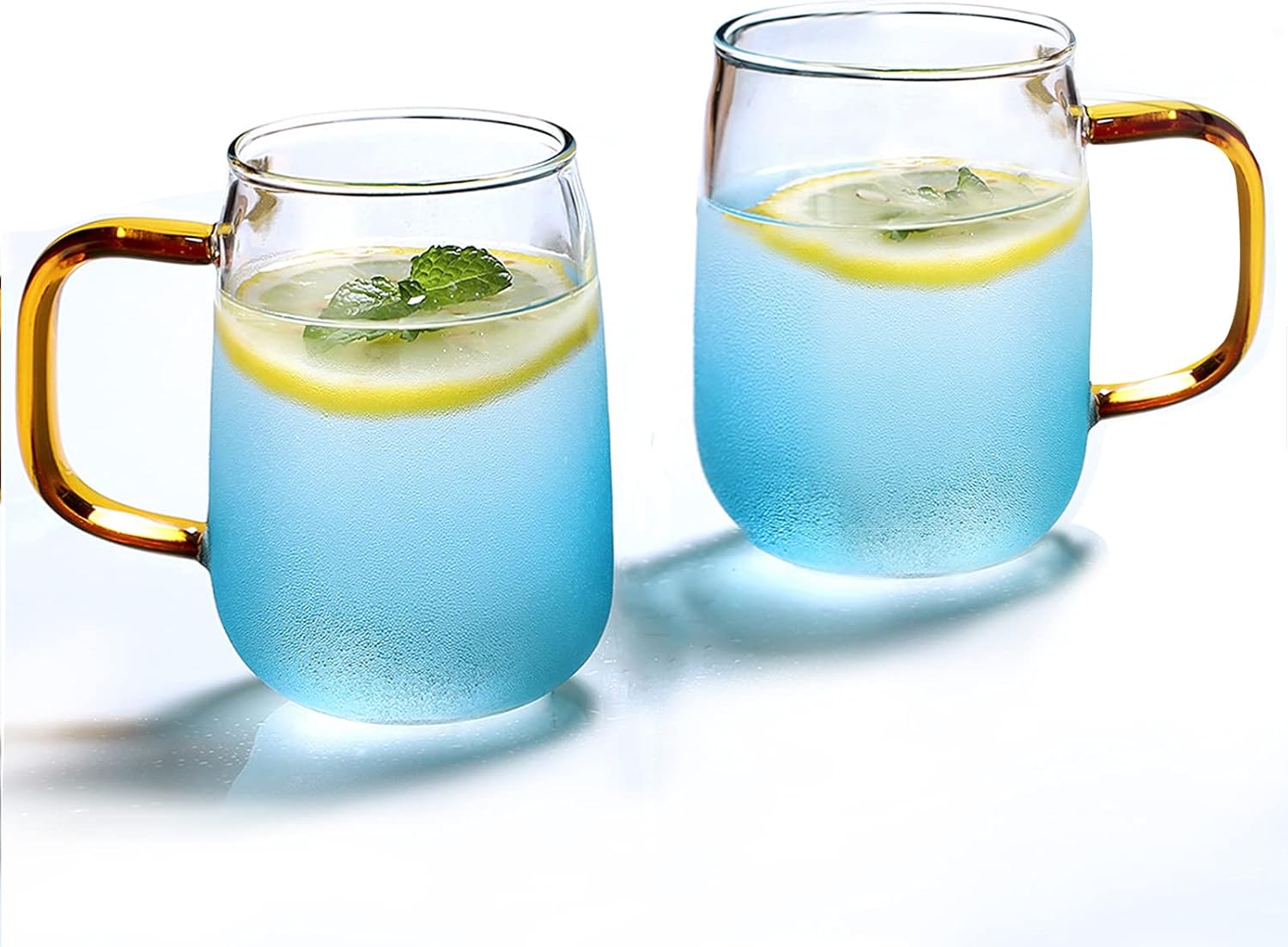 Uр Tо 40% оƒƒ Clear Glass Cups, Drinking Glasses with Handle(8.5oz),High Borosilicate Glass Cups,Coffee Mugs, Large Capacity Cups For Milk, Fruit & Vegetable Juice, Espresso, Cappuccinos ,Herbal Tea,LUCKY-GO Uр Tо 40% оƒƒ Clear Glass Cups, Drinking Glasses with Handle(8.5oz),High Borosilicate Glass Cups,Coffee Mugs, Large Capacity Cups For Milk, Fruit & Vegetable Juice, Espresso, Cappuccinos ,Herbal Tea,LUCKY-GO