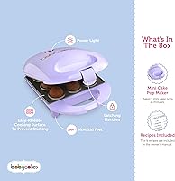 Vista 3 de Máquina para preparar Cake Pop Babycakes, Lila