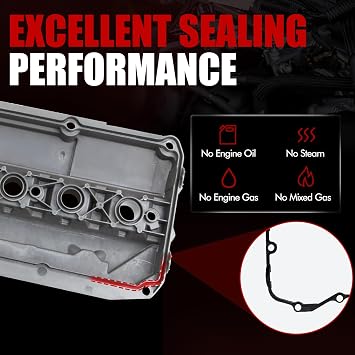 MITZONE Upgrade Aluminum Valve Cover Kit Compatible with 1998-08/2002 BMW Z3 323i 325i 328i 330i 525i 528i 530i X5 2.5L 2.8L 3.0L Part 11121432928