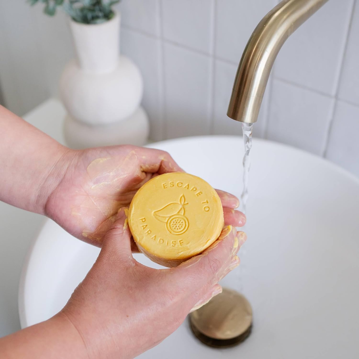 ANIHANA Feel-Good Soap 3 Pack with Coconut Oil and Shea Butter, Gentle Cleansing, Paraben Free, Cruelty Free, Refreshing Mango Passion Scent, 4.2 oz each - Image 5