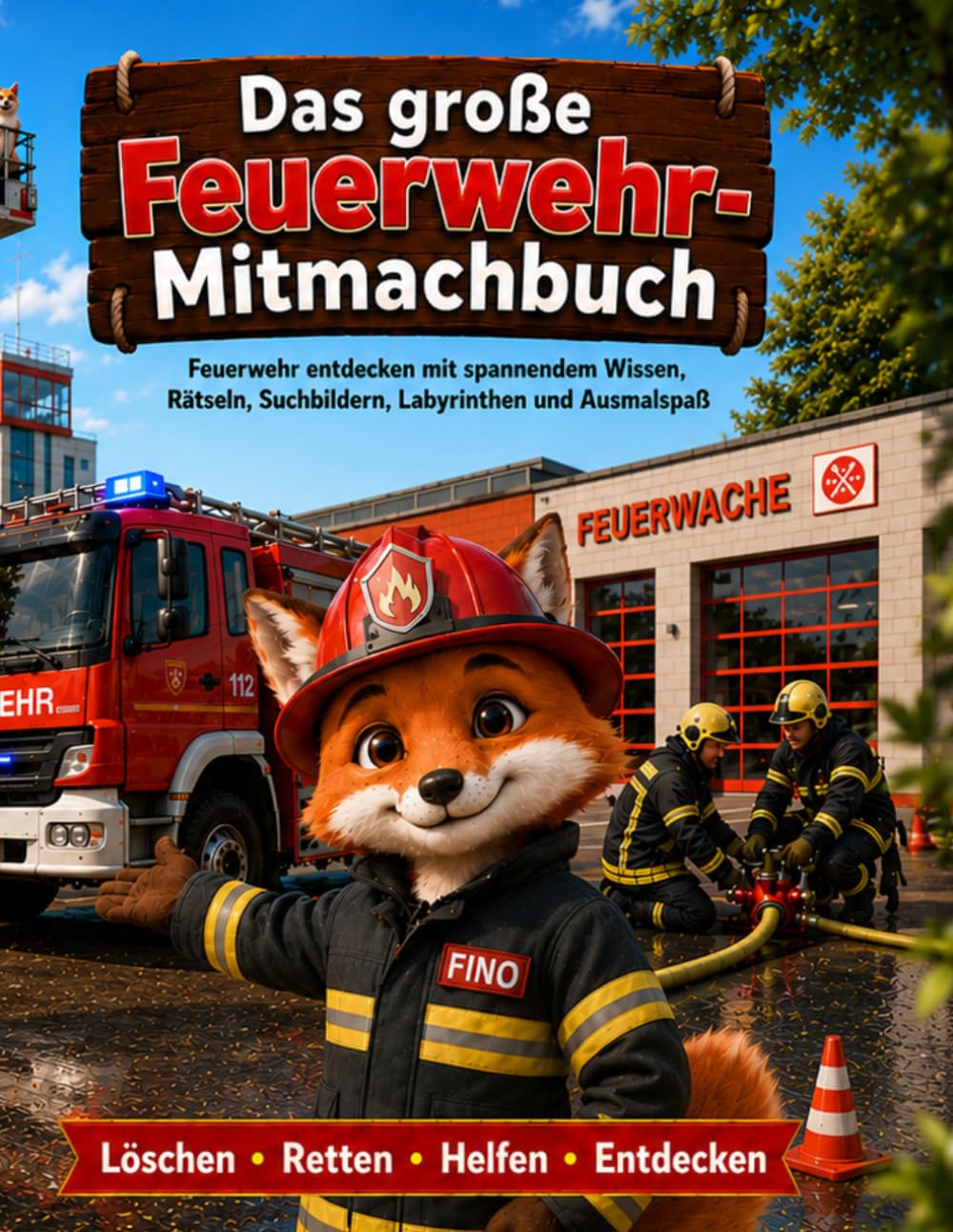Das große Feuerwehr-Mitmachbuch: Das große Feuerwehr-Mitmachbuch: Feuerwehr entdecken mit spannendem Wissen, Rätseln, Suchbildern, Labyrinthen und Ausmalspaß (Berufe für kleine Entdecker)