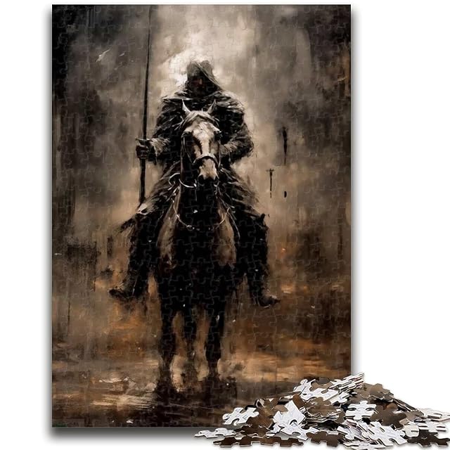 Foto 4 de 6 de Rompecabezas Holy Knight Rider de 1000 Piezas Juego cognitivo Divertido con componentes Resistentes…