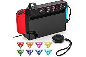 Park Sung Switch Game Card Reader 8-in-1: 8 Games Switching for Nintendo Switch