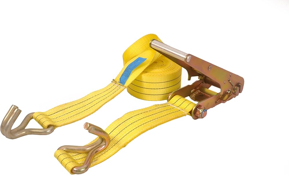 LASHTITE Heavy Duty Ratchet Cargo Lashing Belt – 75mm x 20Mtr | 10 Ton Capacity | Both Ends Double J Hook | Industrial-Grade Tie Down Strap : Amazon.in: Bags, Wallets and Luggage