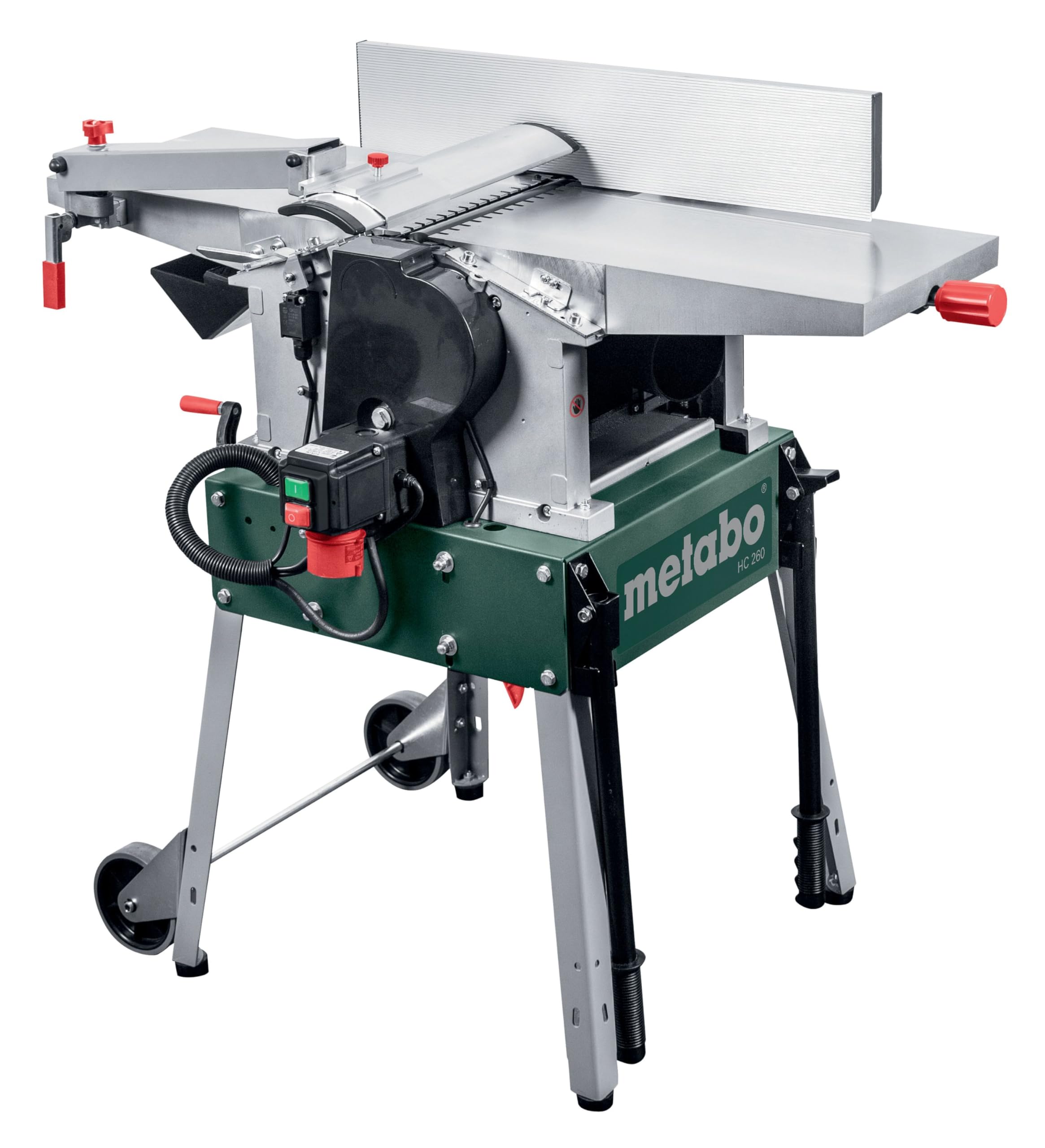 Metabo HC 260 C, dégauchisseuse-raboteuse stationnaire, 2,8 kW, 260 mm