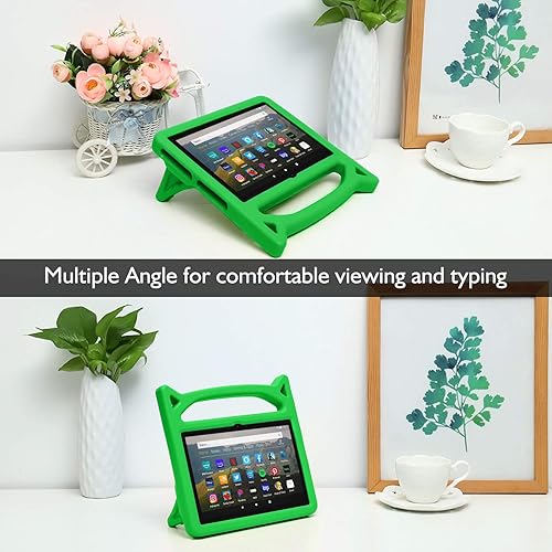 Miniatura 2 de Dinines - Funda para tablet de 8 pulgadas a prueba de niños (para versión 2022 y 2020, 12 y 10 generación), ligera, a prueba de golpes, con soporte