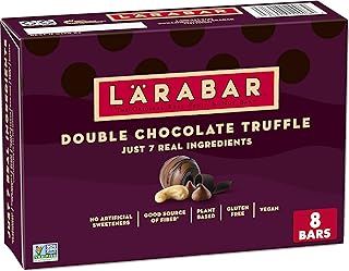 Larabar Double Chocolate Truffle, Gluten Free Vegan Fruit & Nut Bars, 8 ct
