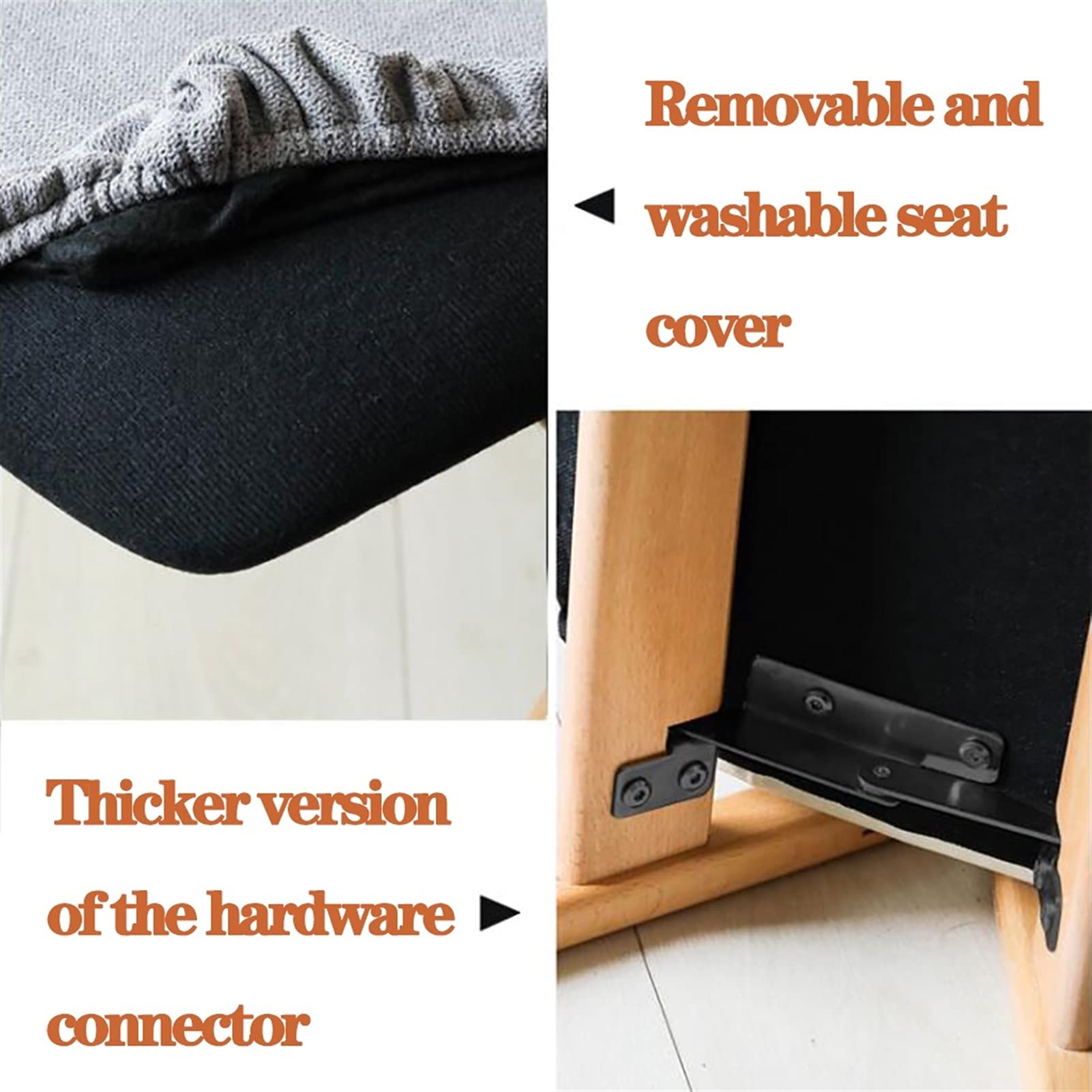 Sillas de Comedor Plegables tapizadas con Asiento y reposabrazos Acolchados, sillas auxiliares apilables para Cocina y Sala de Estar, Juego de 1