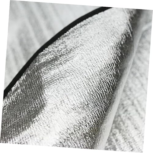 Miniatura 5 de POPETPOP Alfombra de picnic a prueba de humedad para exteriores, película de aluminio, manta para dormir, cojín ligero y plegable para senderismo,