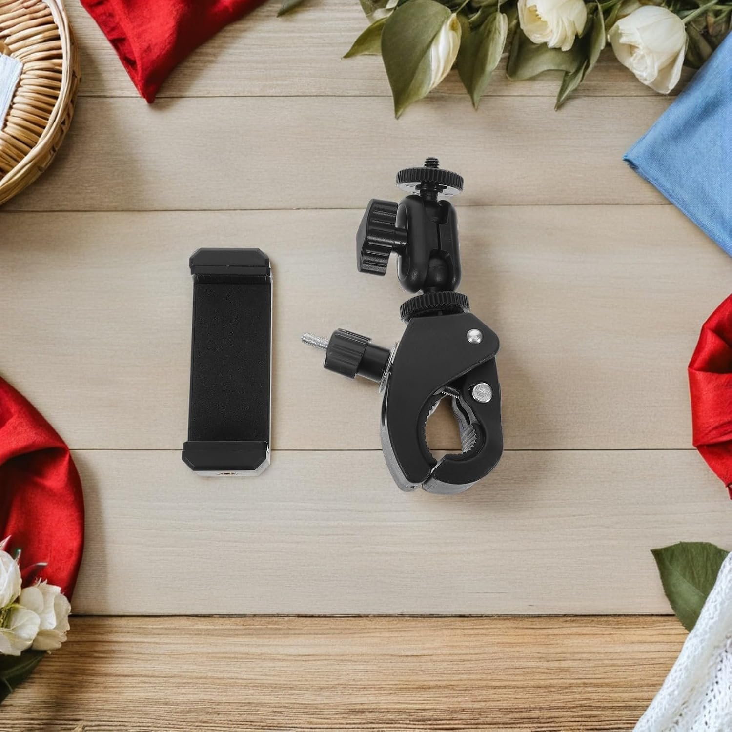 Adjustable Clarinet Phone Holder Lyre Clip for Sheet Music image 5