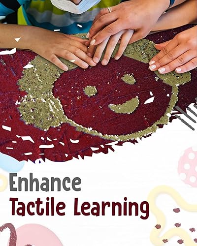 Miniatura 4 de Vibrante tela de lentejuelas de sirena, panel de pared sensorial apto para niños, artículos ideales para aula, actividad en el hogar y uso