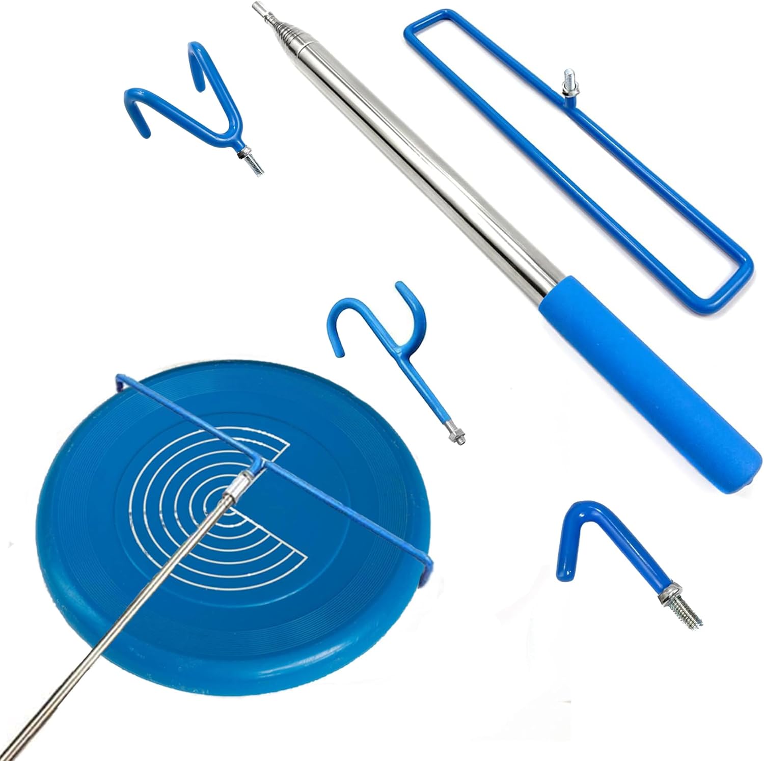 GWK XL Disc Golf Retriever Pole 16 Feet Disc Golf Retriever Pole Telescopic