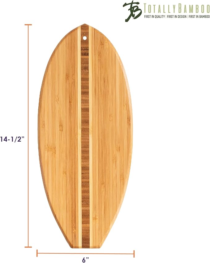Tabla de cortar pequeña con forma de tabla de surf miniatura 3