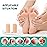 Welnove Gel Toe Cap and Protector - Silicone Toe Covers - Toe Cushions for Pain Relief, Missing or Ingrown Toenails, Corns, Calluses, Blisters (8 Medium, Beige)