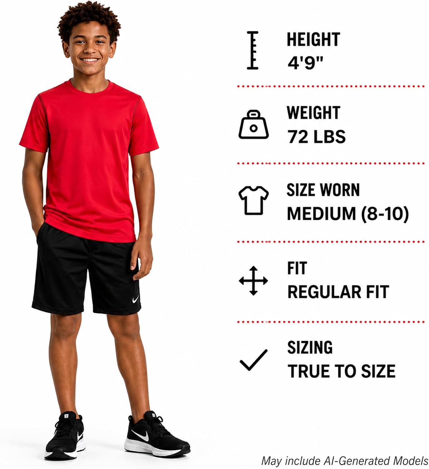 Black Bear Boys Active Shirt - 2 Pack Performance Dry Fit Shirts for Boys - Short Sleeve Kids Athletic Tshirts