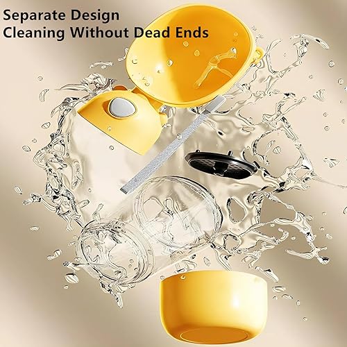 Miniatura 7 de Botella de agua para perros 2 en 1 con recipiente para alimentos, dispensador de agua portátil para perros, botellas de bebida al aire libre para