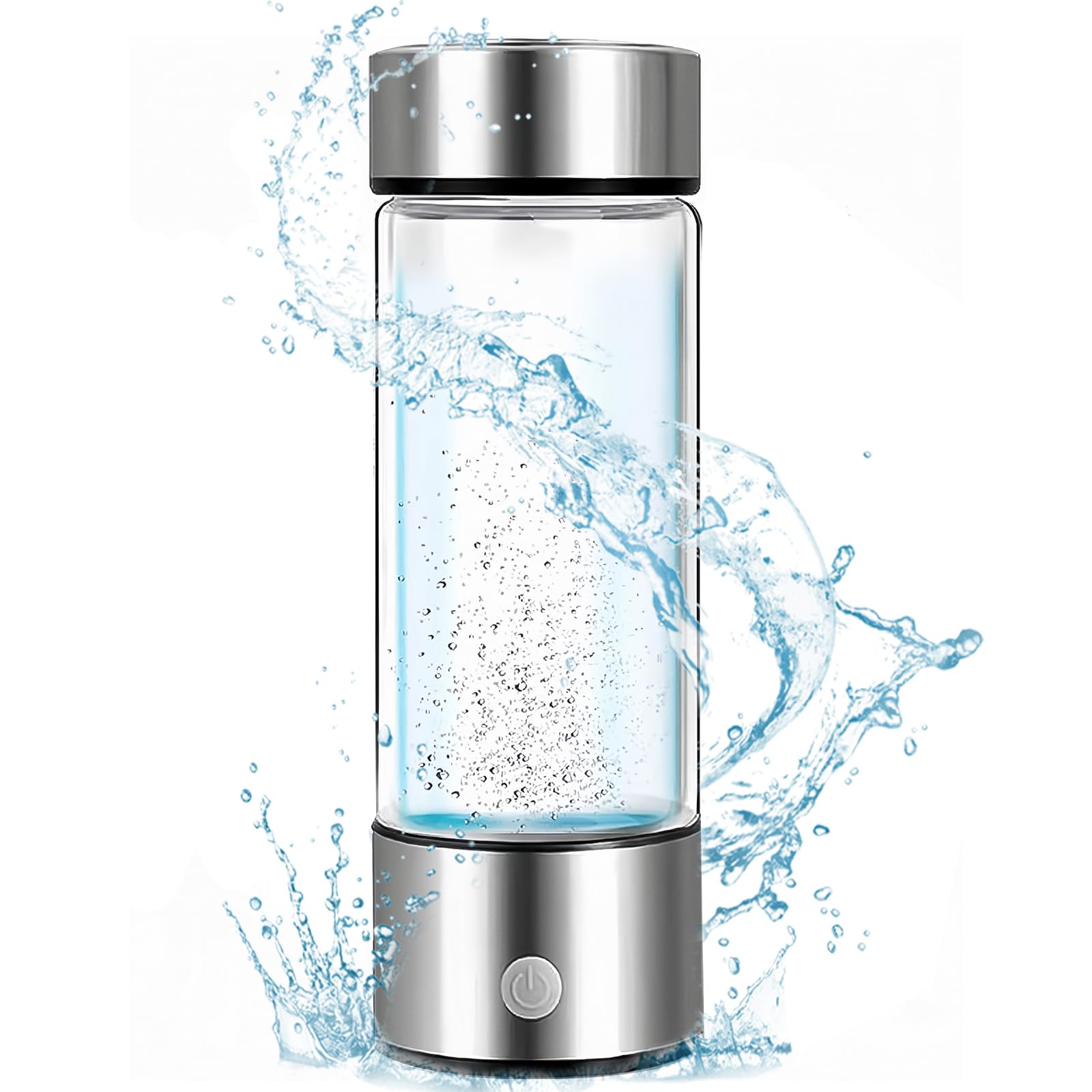 Bottiglia Acqua Idrogenata HIULLEN 420ml - Generatore Portatile USB - Ionizzatore Antietà - Foto 10