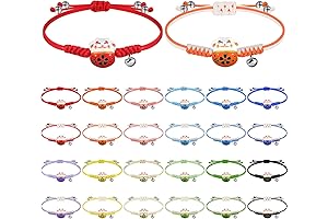 24 Pcs Wowwee Lucky Fortune Maneki Neko Charm Bracelets
