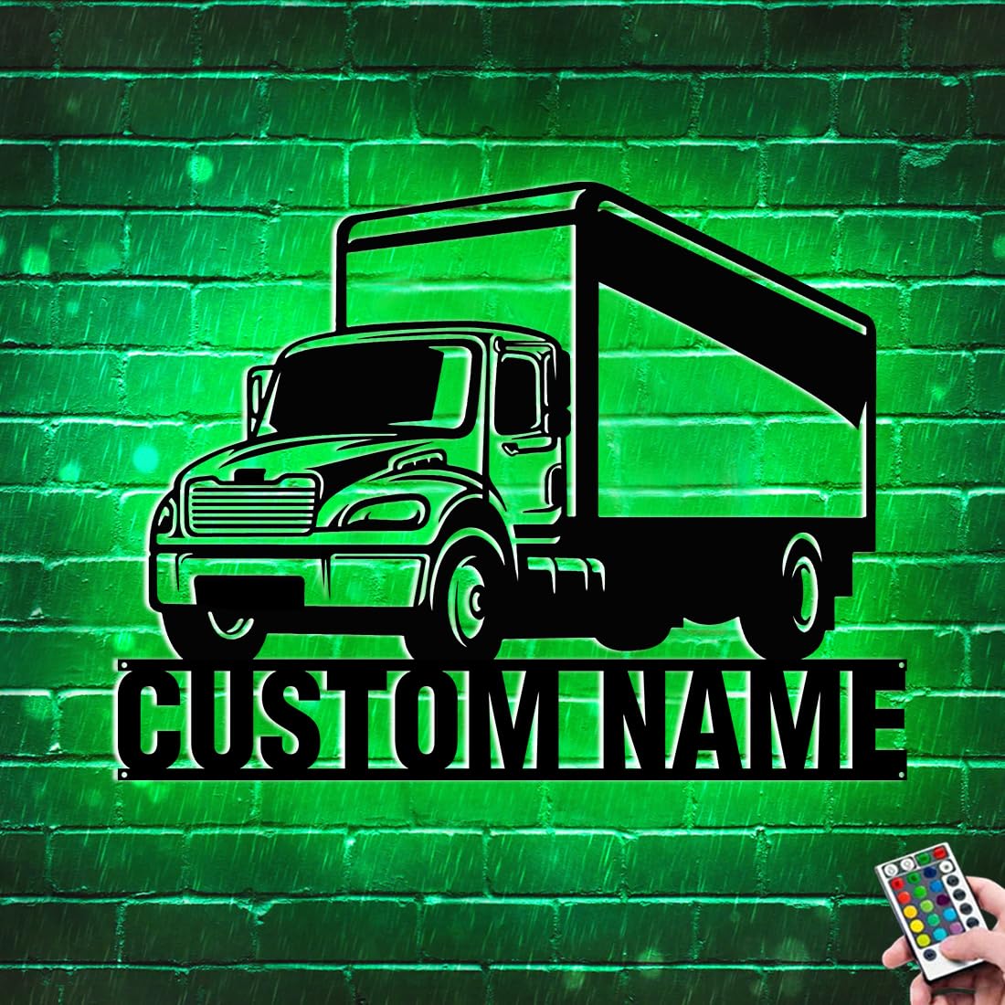 Personalized Farm Tractor Neon Sign, Custom Metal Tractor Night Light, 16 Colors Changing with Remote Control, Bedroom Decoration Birthday Christmas Toy Gift for Kids Boys Girls Friends (Truck)