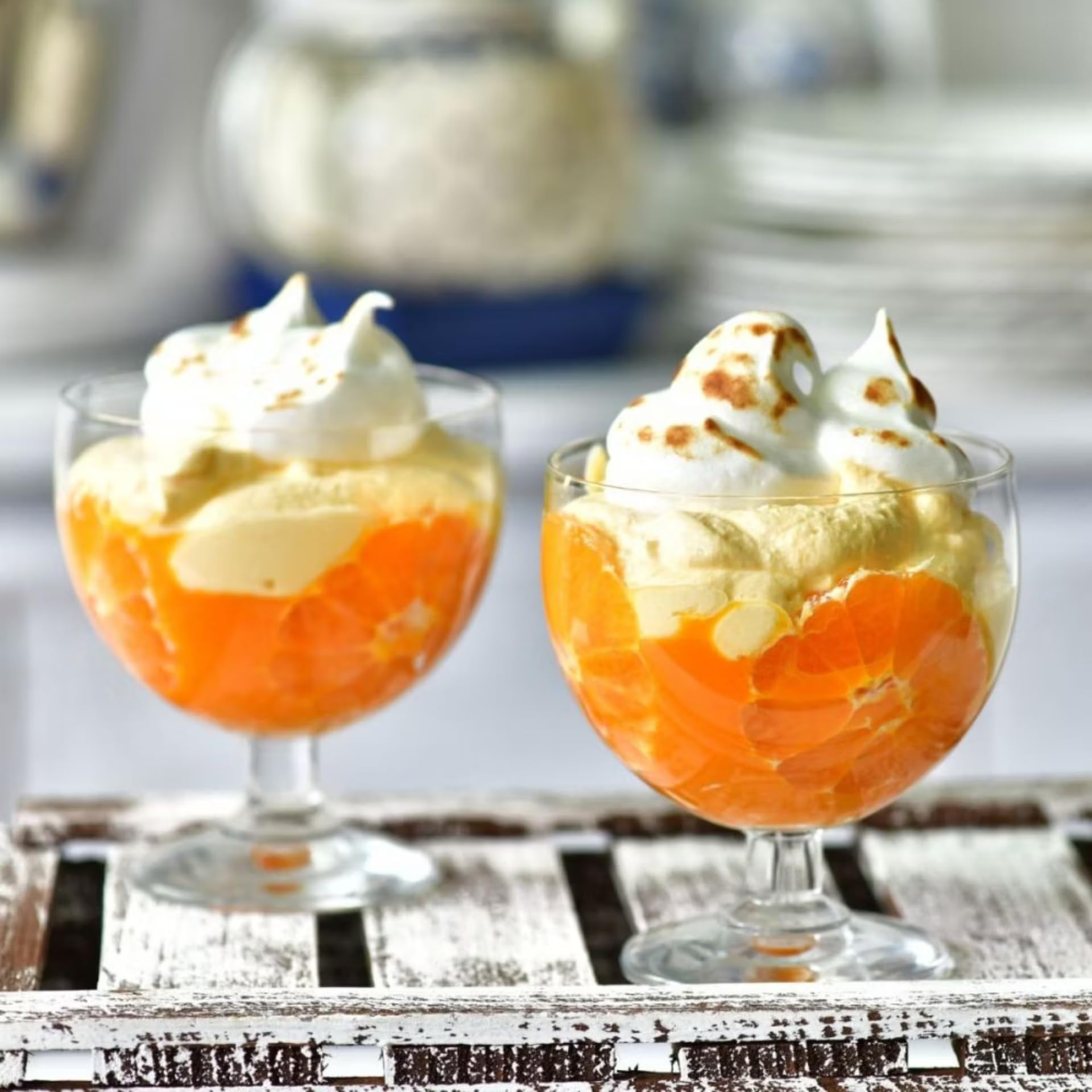 KROSNO Pucharki do Lodów, Deserów i Owoców Tasting, Zestaw 6 x 350 ml | Szkło Kryształowe Bezołowiowe, do musów, panna cotty, sorbetów, galaretek i słodkich przekąsek, zmywarka