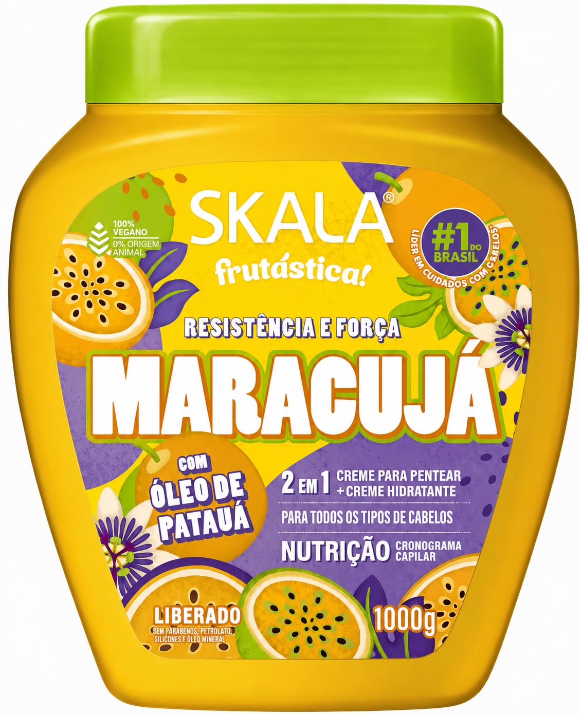Skala Brasil Maracuja Creme de Tratamento, Conditioner 1000 ml