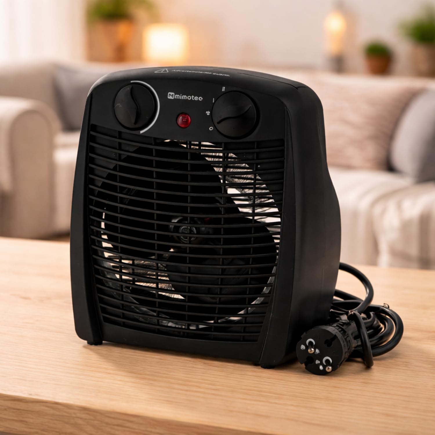 M mimotec - Calefactor Eléctrico Green Comfort 2000W Mimotec, Calefacción Portátil de Suelo, Doble Potencia 1000/2000W, Bajo Ruido <53 dB, IP20, para Estancias hasta 20 m131 — view 18