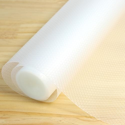 Miniatura 8 de Revestimiento de estante para armarios de cocina de 10 pulgadas de ancho x 20 pies, no adhesivos, antideslizantes, impermeables, de agarre fuerte,