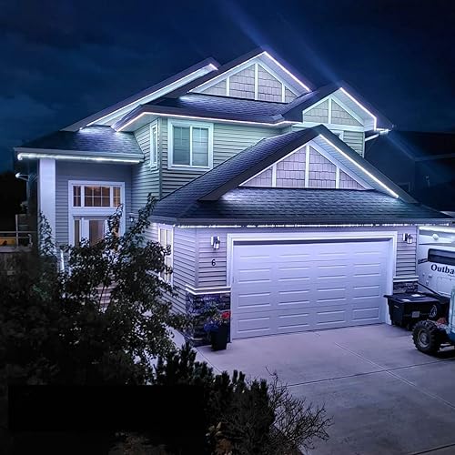 Miniatura 3 de FORT Tira de luces LED de neón blancas de 32.8 pies - AC110V 120V tira de luz LED impermeable al aire libre 120LEDM iluminación flexible para