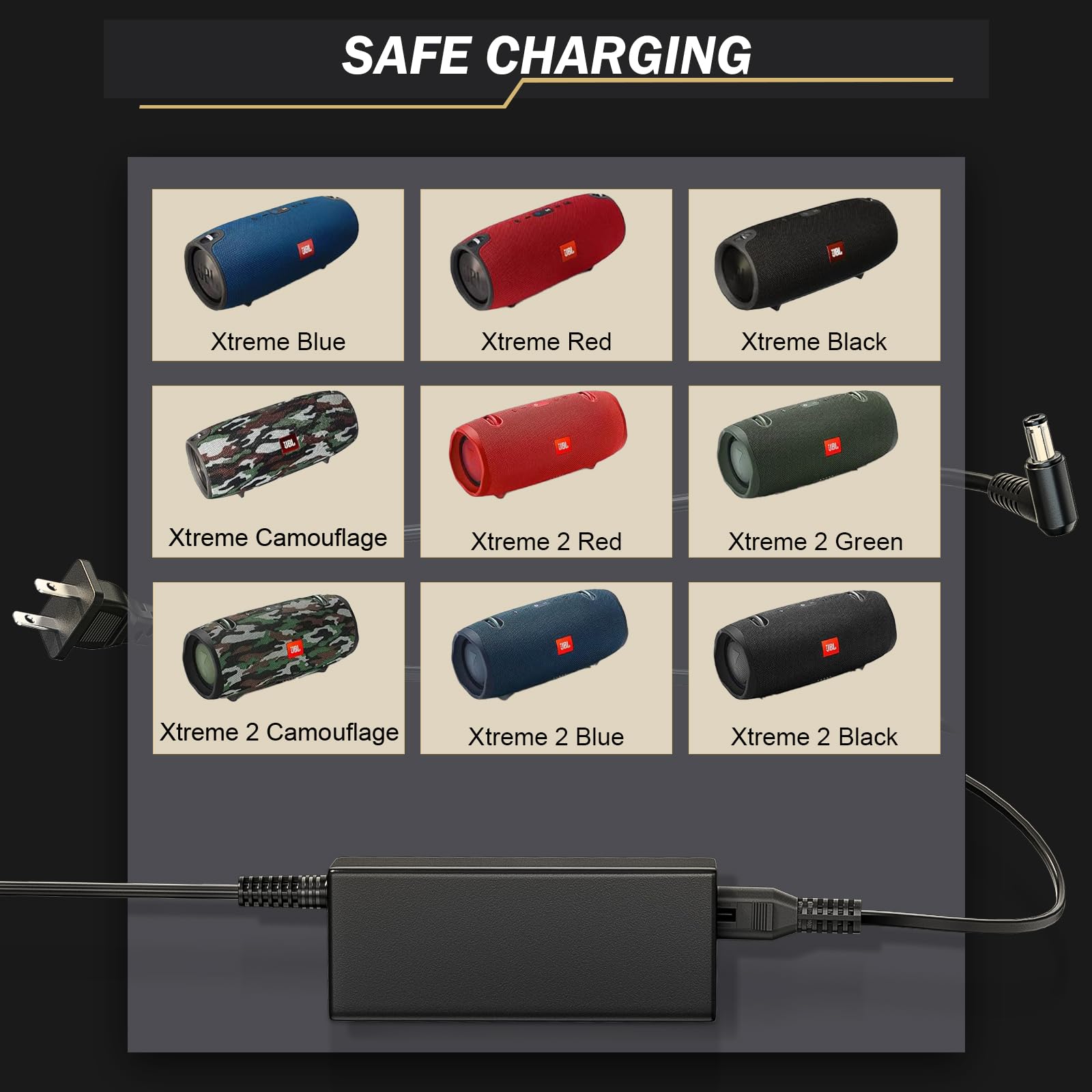 Punasi 19v Replacement For Jbl Xtreme Charger Boombox