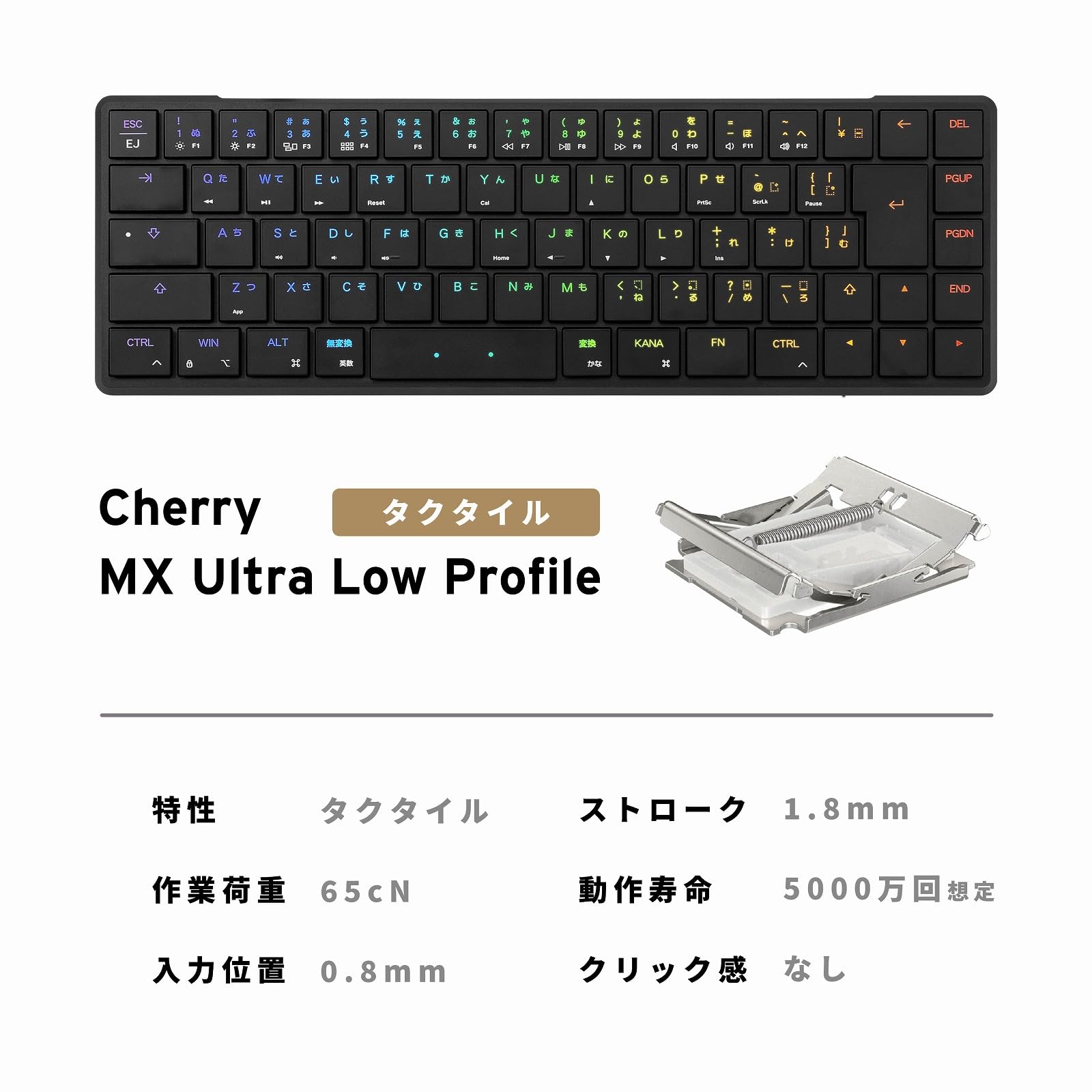 Amazon | Barocco Mistel AirOne Pro 超薄型 キーボード 日本語JIS配列