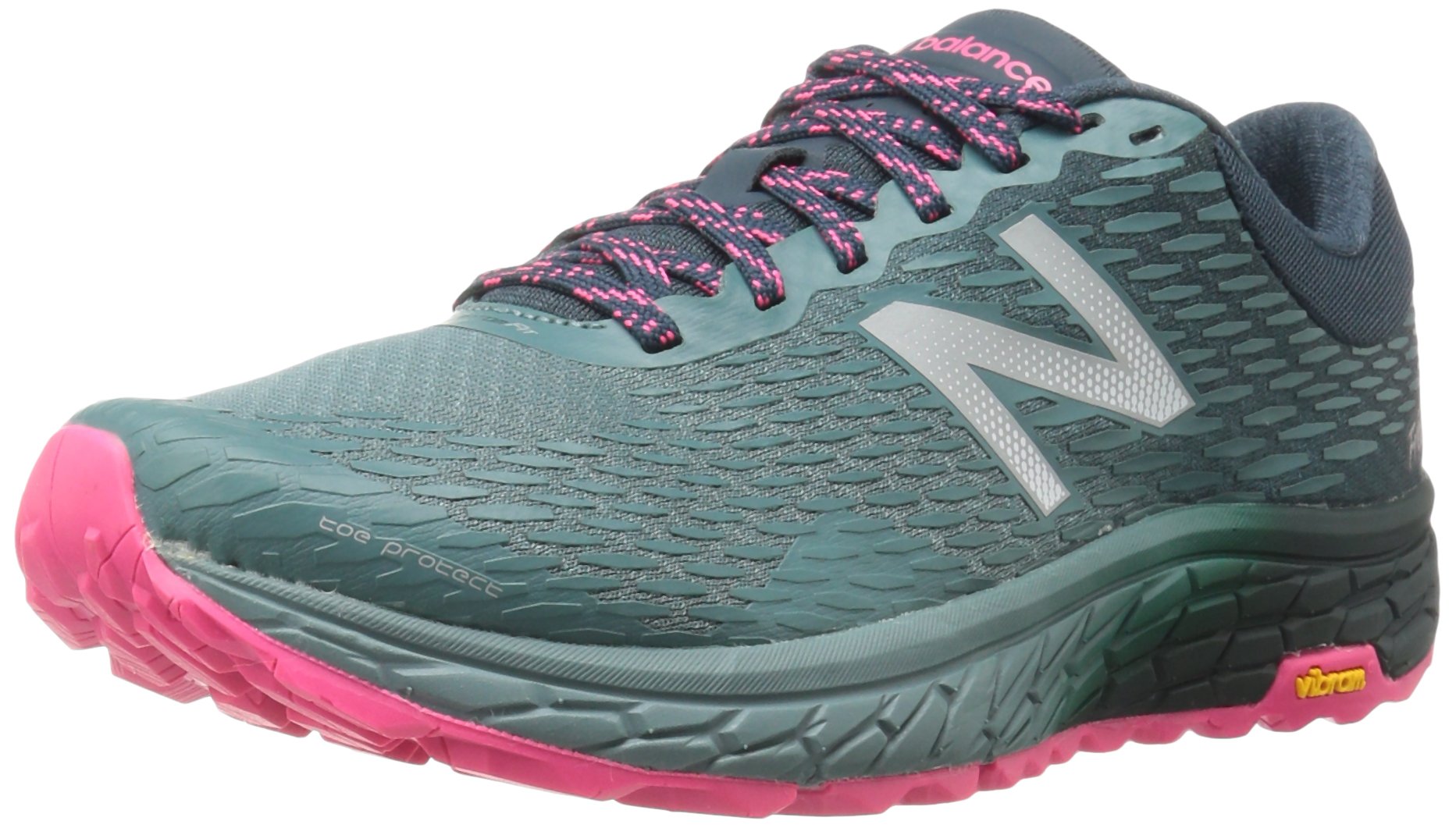 New Balance Women's Fresh Foam Hierro V2 Trail Running Shoe, Typhoon/Supercell/Alpha Pink, 6.5 B US