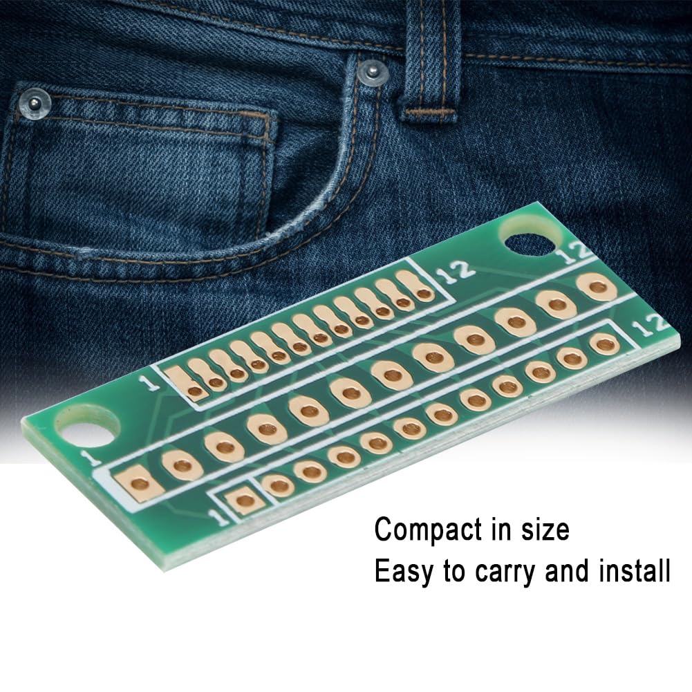 Scheda adattatore, 10 pezzi, 1,27 mm, 2,0 mm, 2,54 mm, 12 pin, 3 file, 36 fori, adattatore per moduli senza fili