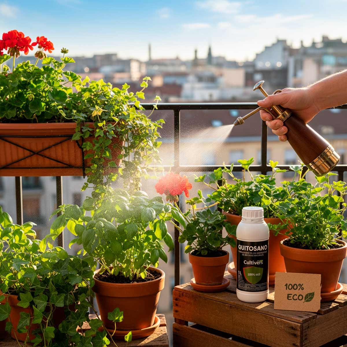 CULTIVERS Chitosane 1 L Activateur de mécanismes de défense des plantes Substance de base écologique