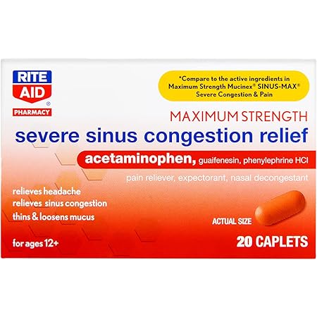 Amazon.com: Rite Aid Severe Sinus Medicine and Nasal ...
