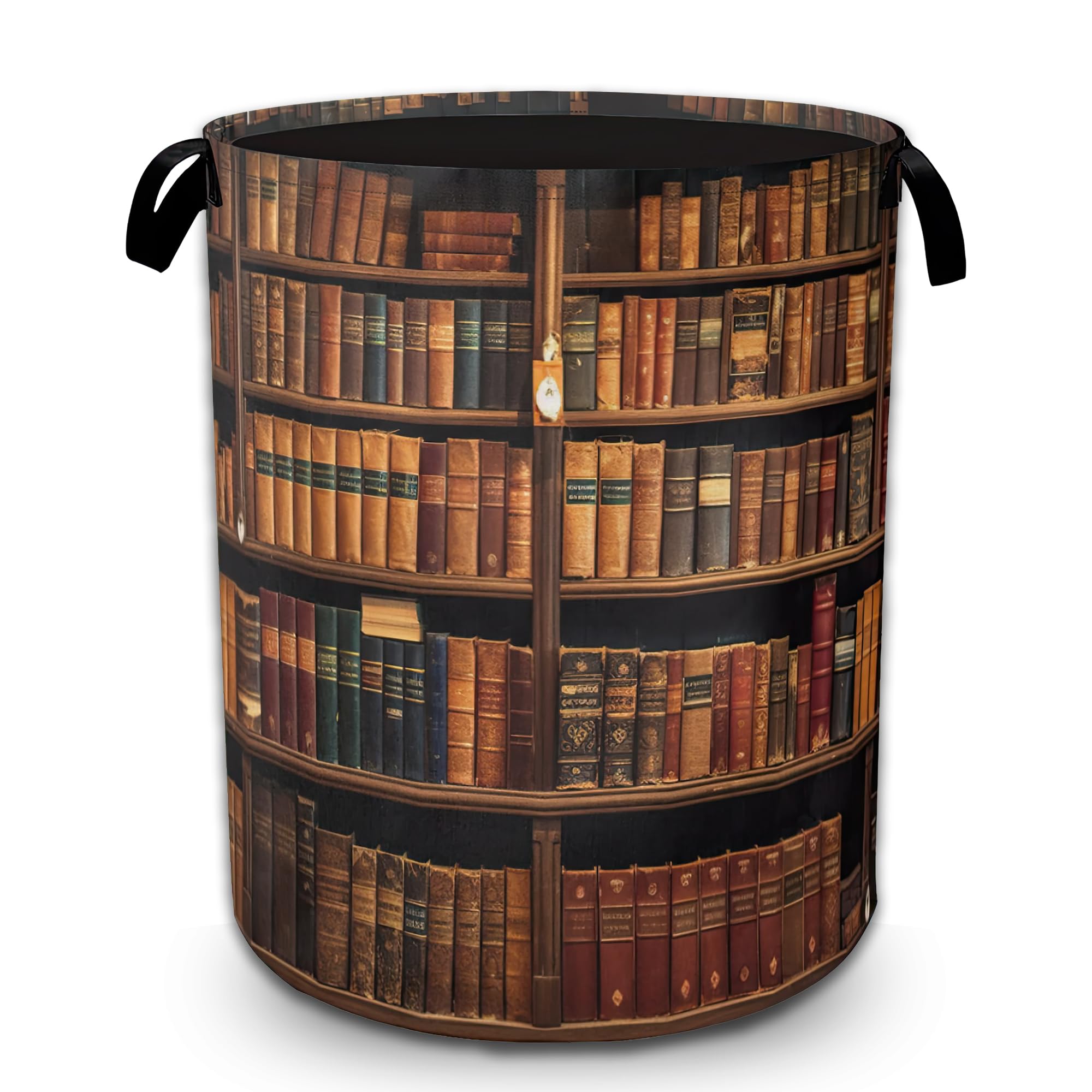 Bilangce Vitange Books Laundry Basket Laundry Hamper For Bedroom Bathroom Storage Bin Collapsible Waterproof Kids Toy Clothes Organizer Baskets Room Decor