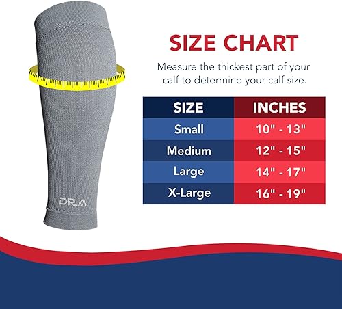 Miniatura 3 de Dr. Arthritis Mangas de compresión de pantorrilla para hombres y mujeres, desarrolladas por médicos, envoltura de pantorrilla y soporte para