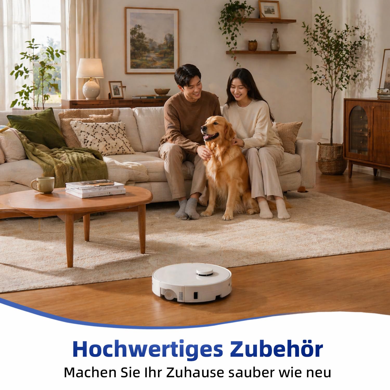 22 sztuki akcesoriów do robota Roborock Qrevo Curv 2 Flow, części zamienne z 6 workami do odkurzacza, 2 wałkami mopa, 2 głównymi szczotkami, 4 filtry HEPA, 6 szczotek bocznych, 1 szczotka do