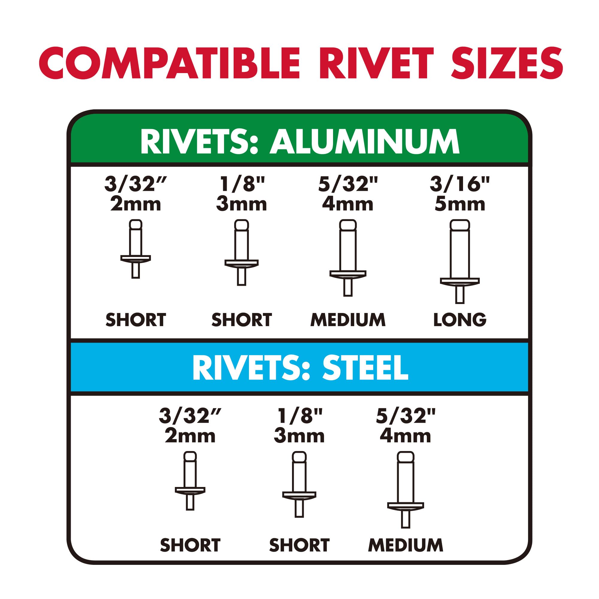Arrow RHT300 Swivel Rivet Tool - Manual Riveter -3
