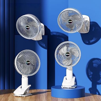 Drumstone {SPEACIAL OFFER WITH 16 YEARS WARRANTY)USB Rechargeable Small Clip Fan - Wall-Mounted Desktop Mini Handheld Fan For Office And Home For Table Fan_r3